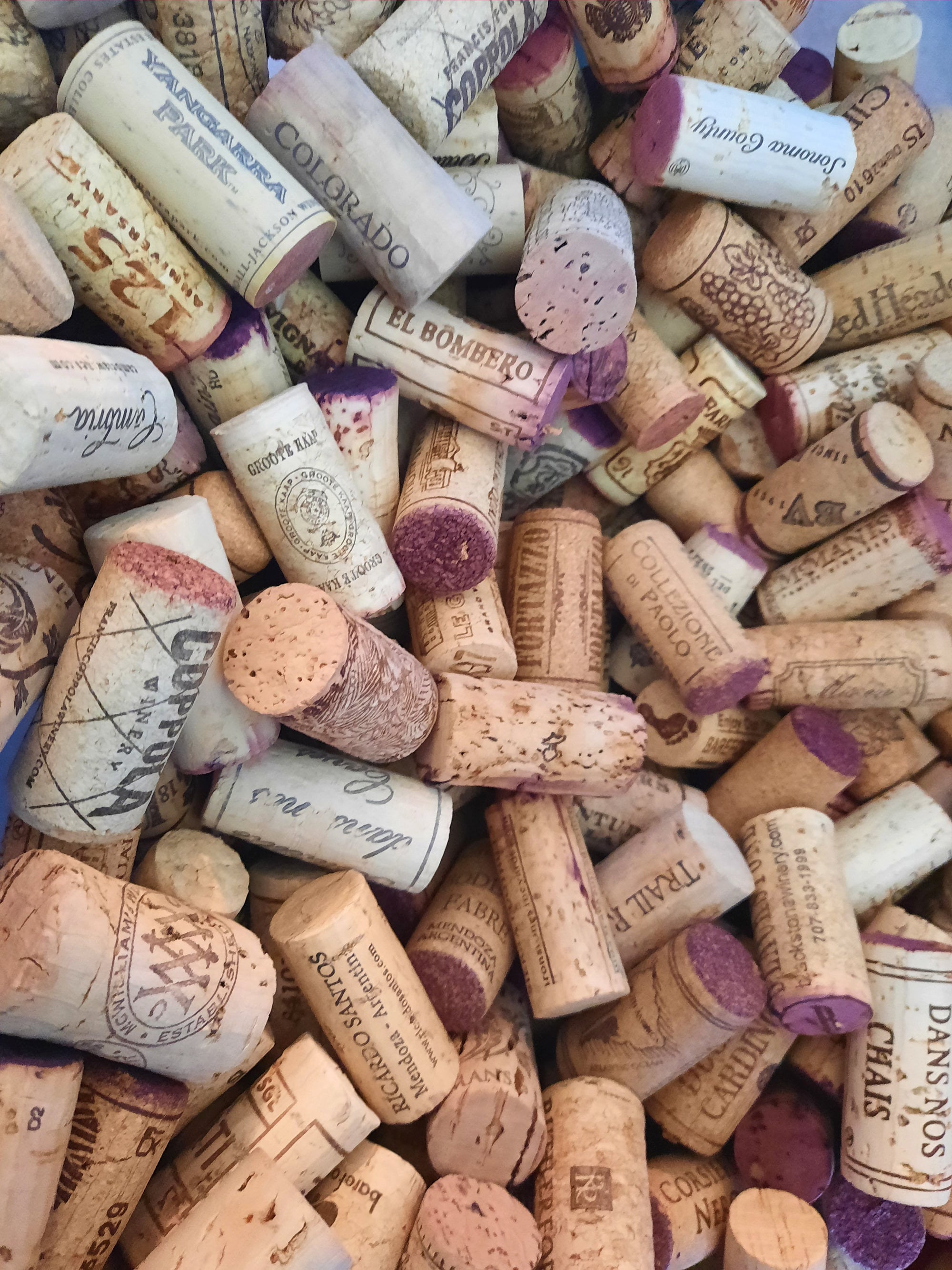 Tappi Per Vino Per Artigianato - Usati Naturali/sintetici - Italia - Foto 9