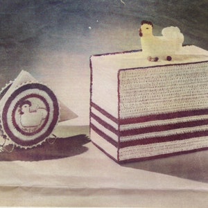 Digital Pattern *Vintage Toaster and Napkin Covers with Rooster design Download Nostalgic Kitchen Accents