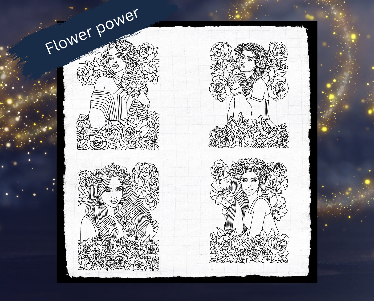 200 Mystical Coloring Pages Adult Coloring Children - Etsy