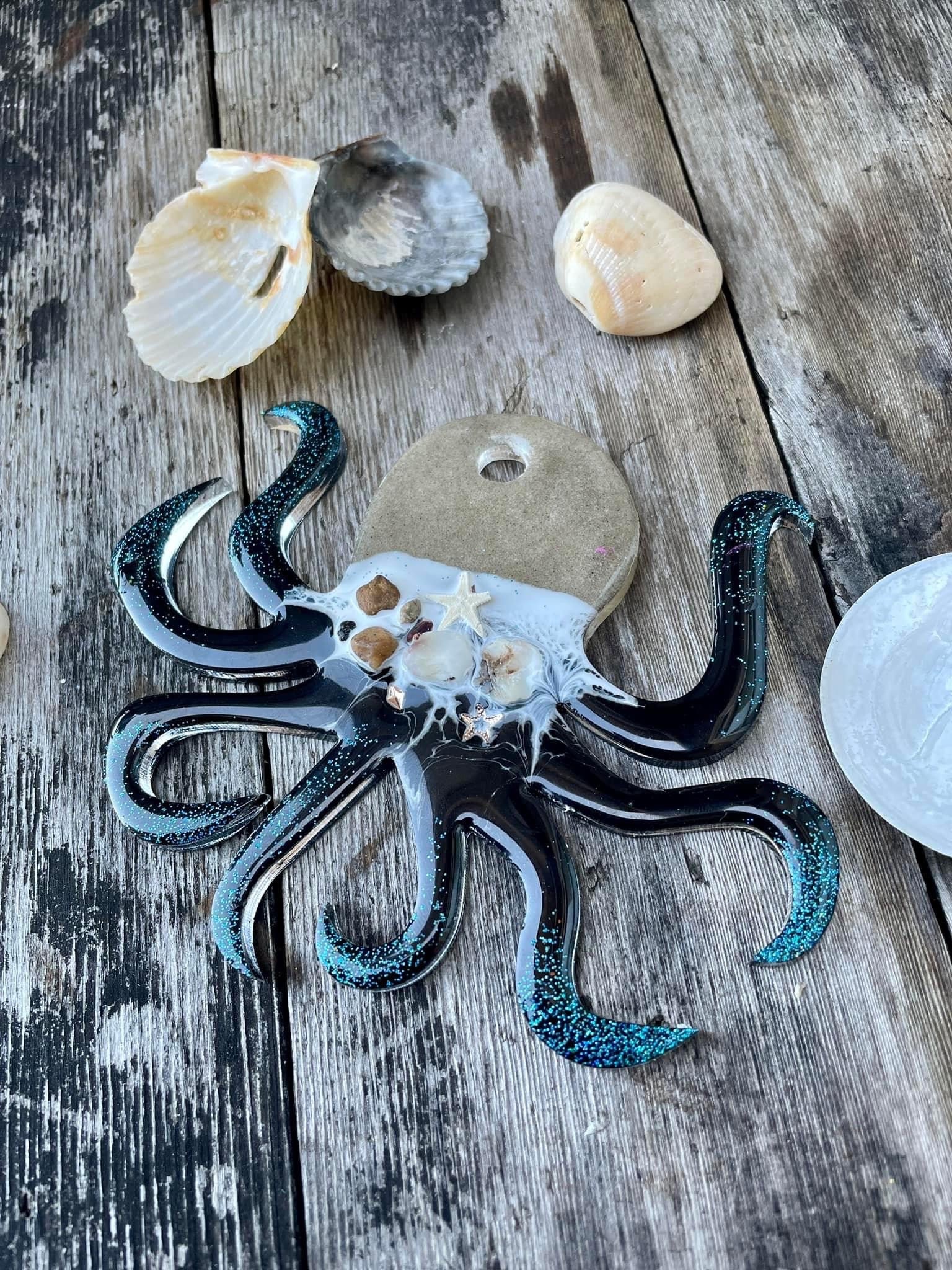 Sea Life Resin Christmas Ornaments Etsy