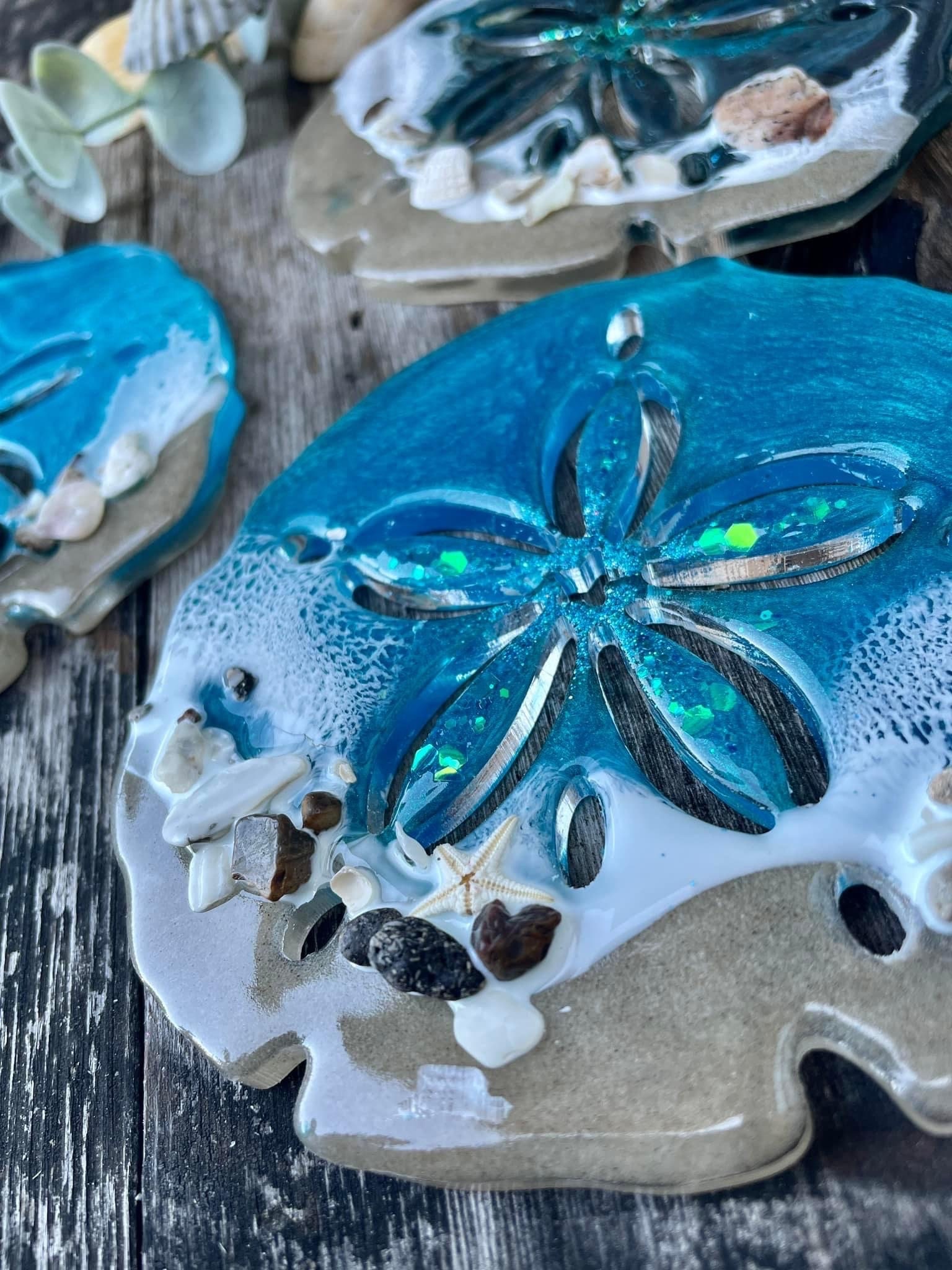 Sea Life Resin Christmas Ornaments Etsy