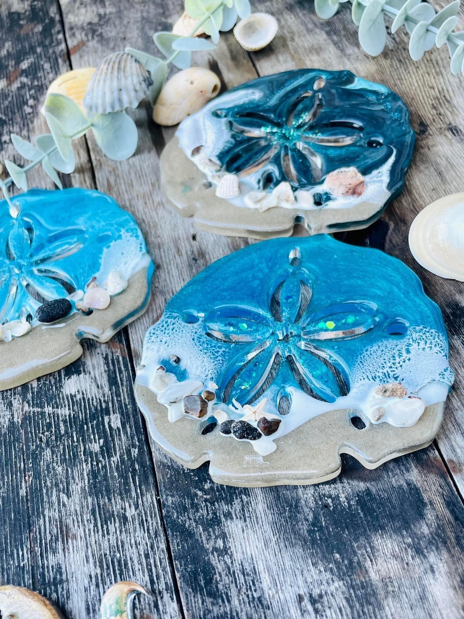Sea Life Resin Christmas Ornaments Etsy