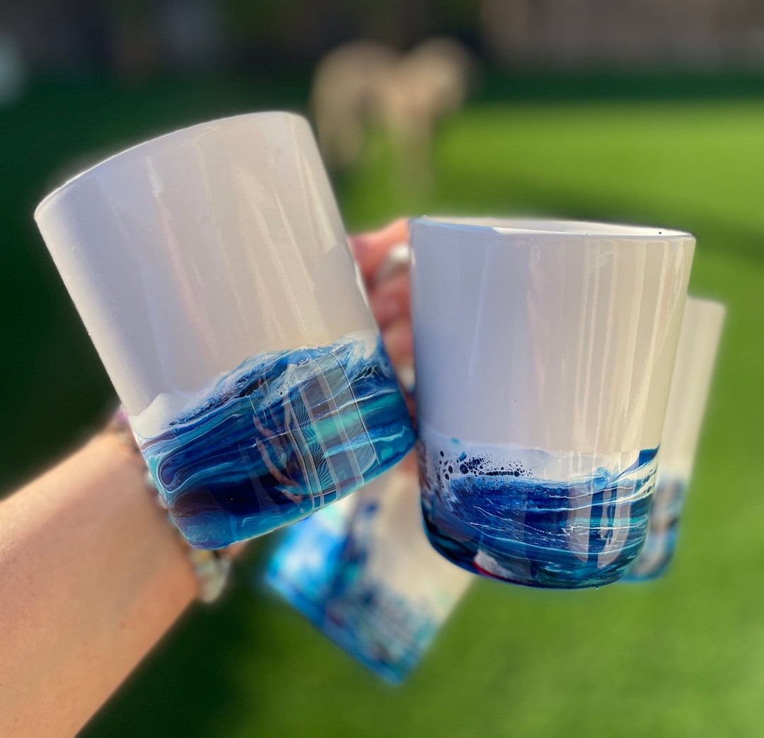 Beach Resin Coffee Mug 14oz Etsy