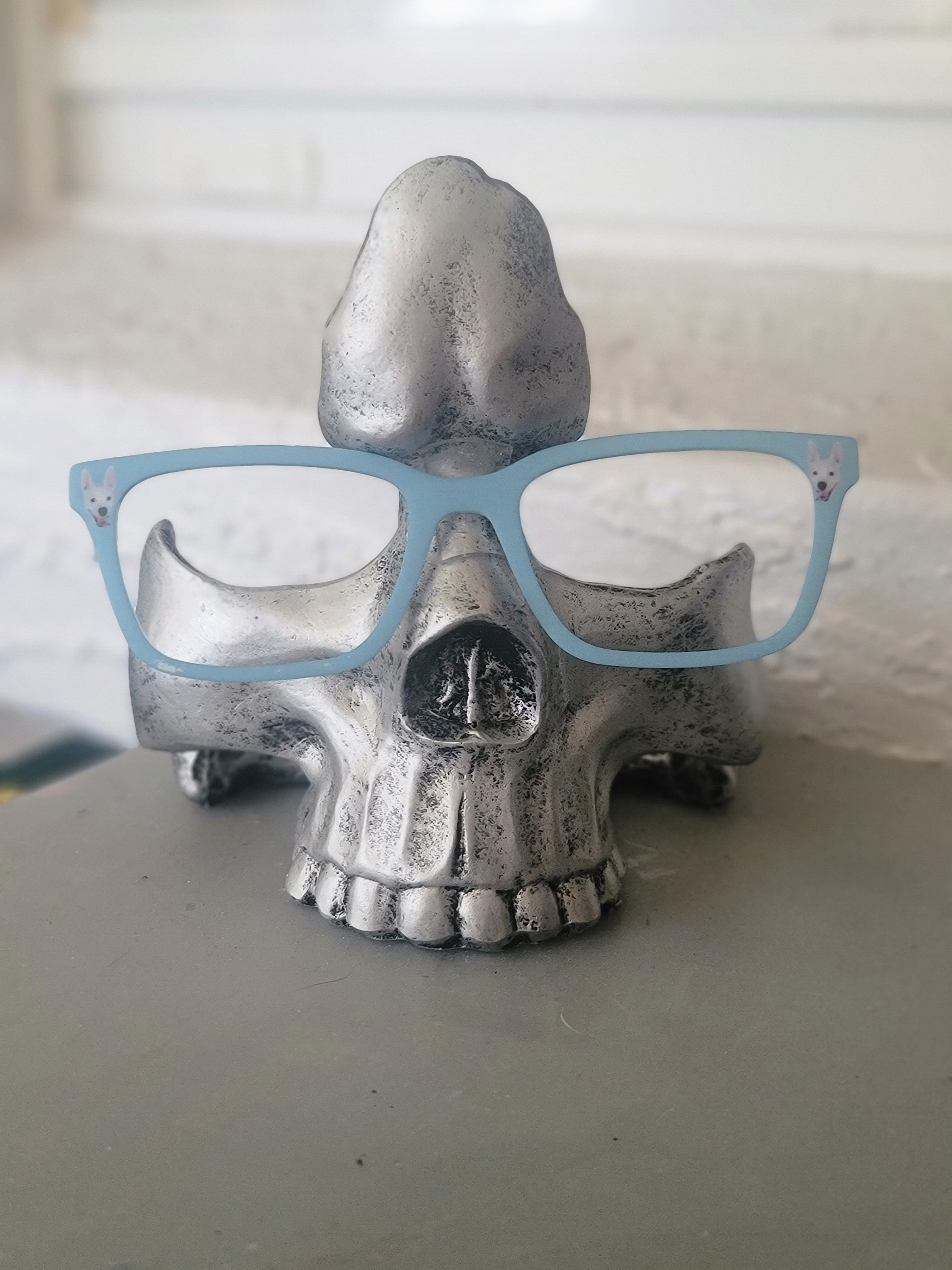 STL-Datei skull glasses Halter Brille 💀・Modell zum Herunterladen