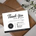 Thank You Cards Business Printable Thank You Card Template Package ...