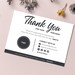 Thank You Cards Business Printable Thank You Card Template - Etsy