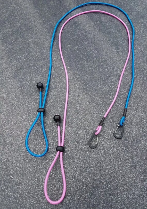 2x Kayak Paddle Leash Fishing Rod Holder Bungee Tie Rope Shock Etsy