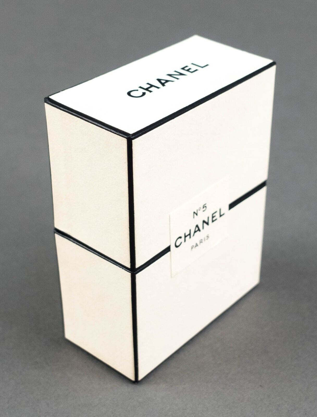 1960's Vintage Chanel No 5 Paris Eau De Cologne 75° Perfume Bottle-Near  Empty