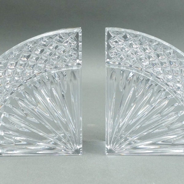 Waterford Crystal Bookends Etsy