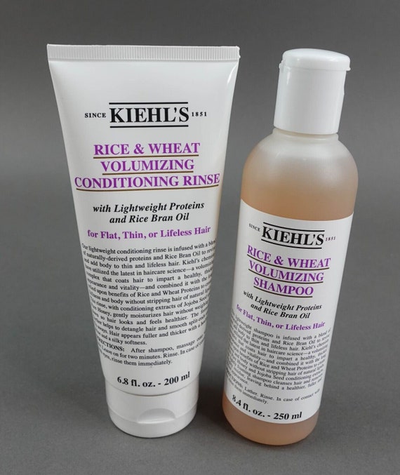 Kiehl's Rice and Wheat Shampoo 8.4 Oz & -