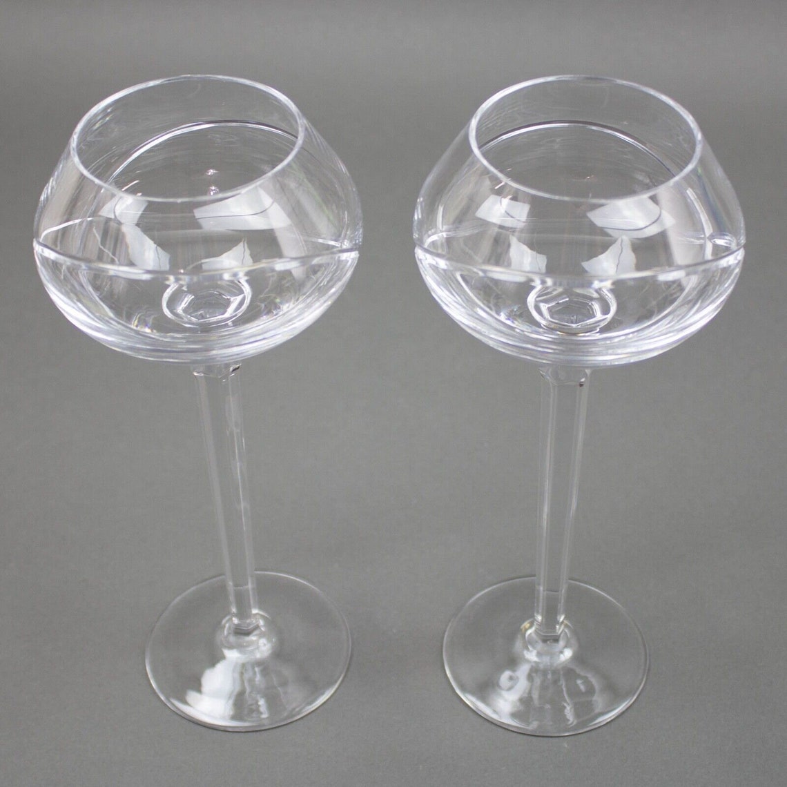 Louise Kennedy Tipperary Cut Glass Crystal Sea Aster Wine Stem Etsy