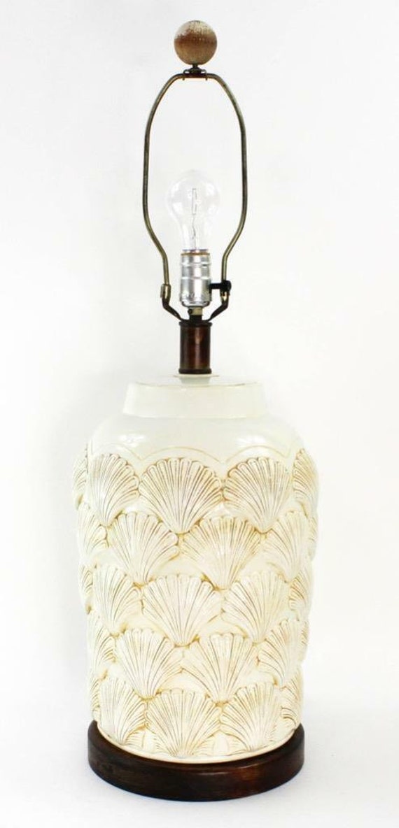 Mid Century Decorative Shell Seashells Ceramic Table … Gem