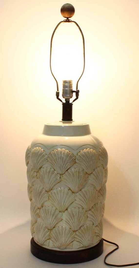 Mid Century Decorative Shell Seashells Ceramic Table … Gem