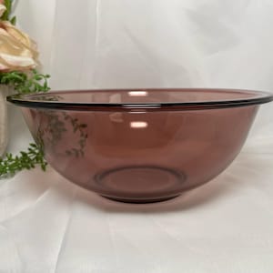 Vintage Pyrex Originals Cranberry Glass Mixing Bowl 325
