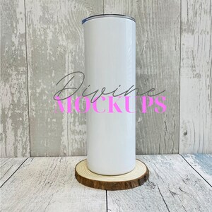 Skinny tumbler mockup - Insulated tumbler - Digital download JPG - 20oz tumbler photography