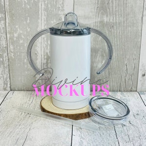 Sippy Cup Mockup - Sippy Kindertasse - Digitaler Download JPG - Grow with me Tasse Fotografie