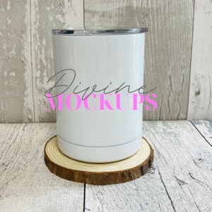 Kurzbecher Mockup - Isolierter Becher - Digitaler Download JPG - Kleine Tumbler Fotografie