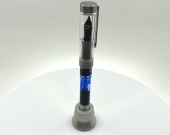 Angular Pen Stand - Solid Machined Aluminum Pen Holder