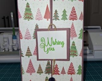 Tile Pop-Up Card SVG Template + Printable Instructions — Silhouette Cricut Compatible