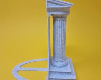 Ancient Column Bookend / Temple Bookend / Greek Column Bookend / Roman Column Bookend