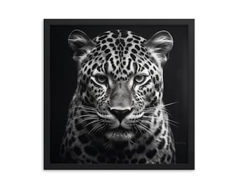 Eyes of the Wild The Jaguar's Gaze Framed Art