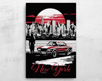 Skyline, New York, United States Canvas