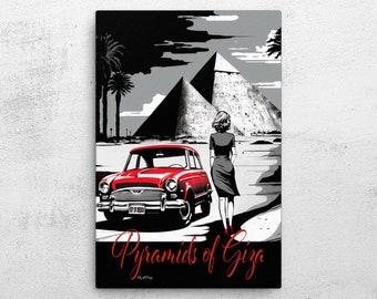 The Pyramids of Giza, Egypt Canvas
