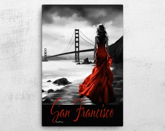 Golden Gate Bridge, San Francisco, California Canvas