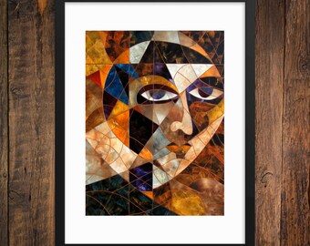 Aura of the Ancestors Mosaic Framed Art