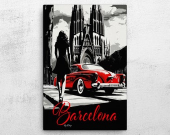 Basilica de la Sagrada Familia, Barcelona, Spain Canvas