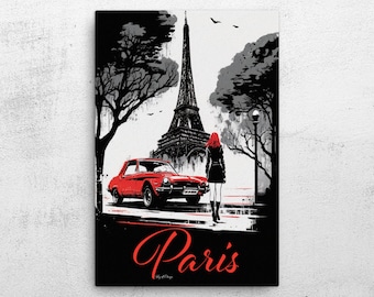 Eiffel Tower, Paris, France Canvas