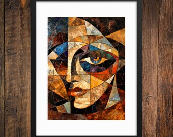 Odyssey of the Oracle Mosaic Framed Art