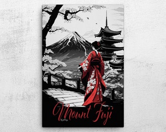 Mount Fuji, Chureito Pagoda, Japan Canvas