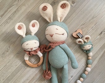 Crochet Doll for Sale, Amigurumi Rabbit, Amigurumi Bunny, Mum To Be Gifts, Pregnancy Gift, Small New Baby Gift,