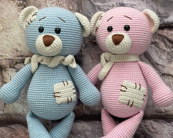 Amigurumi Bear - Crochet Bear - Handmade Bear - Crocheted Toys - Crochet Doll For Sale - new year gift - valentine's day gift - best sellers