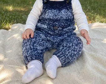 Baby Overalls - Handmade Baby Overalls -Crochet Baby Overalls