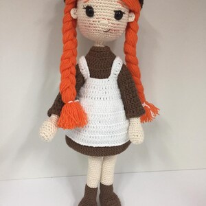 Amigurumi Doll -Crochet Doll For Sale - Crochet Amigurumi Doll - Princess Doll - Doll For Sale - Handmade Doll - best sellers brown sweater doll