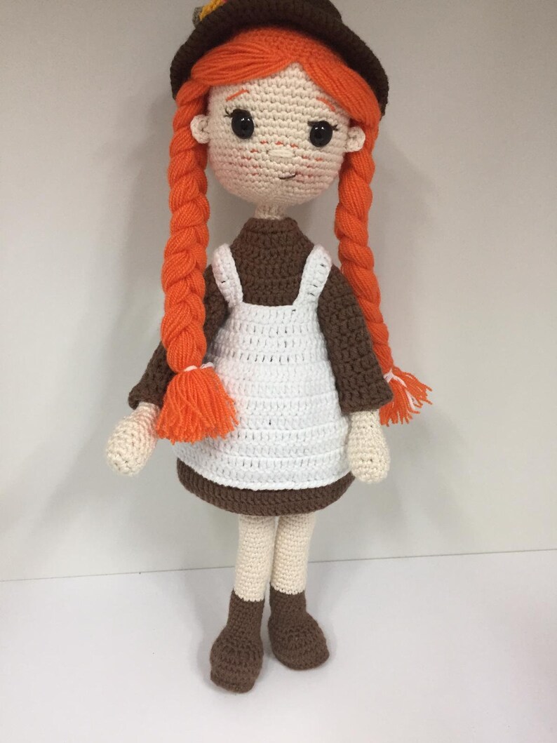 Amigurumi Doll -Crochet Doll For Sale - Crochet Amigurumi Doll - Princess Doll - Doll For Sale - Handmade Doll - best sellers brown sweater doll