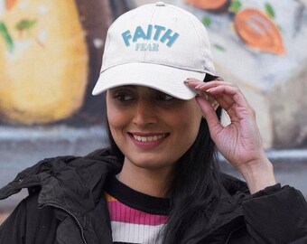 Faith Over Fear Surf Cap: Recycled Nylon Religious Hat