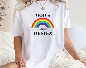 God's Rainbow T-Shirt: Christian Bible Verse Tee