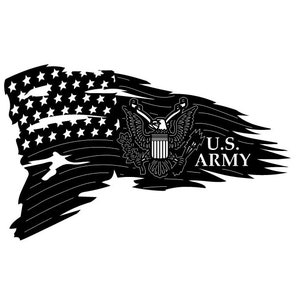 U.S. Army Metal Flag