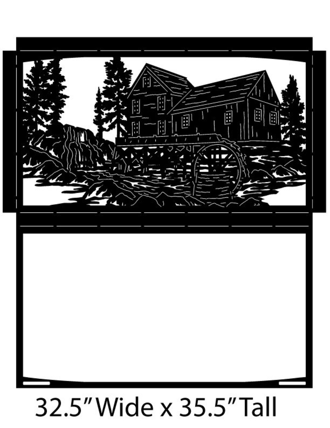 Cabin Metal Shadow Box - Etsy