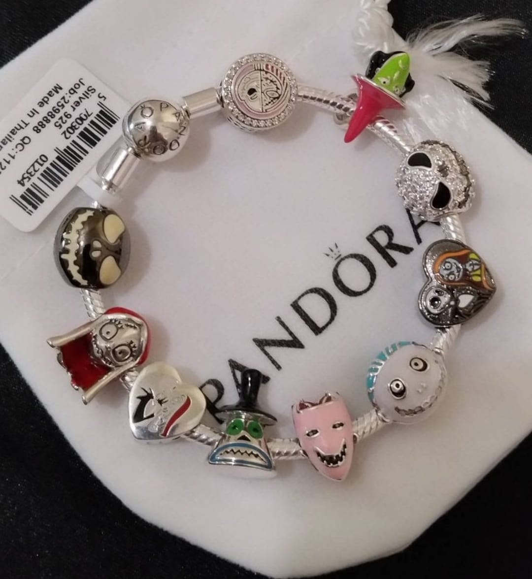 Nightmare Before Christmas Pandora Charm Set. Jack and Sally Etsy