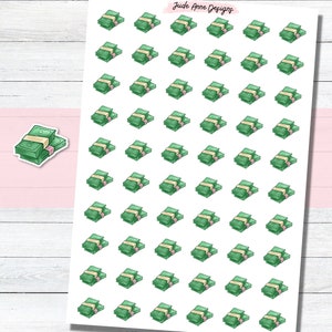 Money Stack Planner Stickers, Payday Planner Stickers, Cute Planner Stickers, Payday Sticker for Planner, Minimalist Stickers