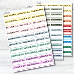 Pegatinas para planificador de tareas pendientes, pegatinas para planificador universitario, hoja de pegatinas para planificación