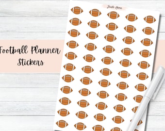 Football Planner Stickers, Functional Stickers, Sports Stickers for Planner, Planning for Kids Sports, Football Calendar Stickers, Game Time