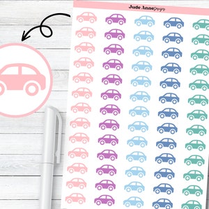 Car Planner Stickers | Vehicle Reminder Planner Stickers | Car Payment Reminder| Oil Change | Service Vehicle
