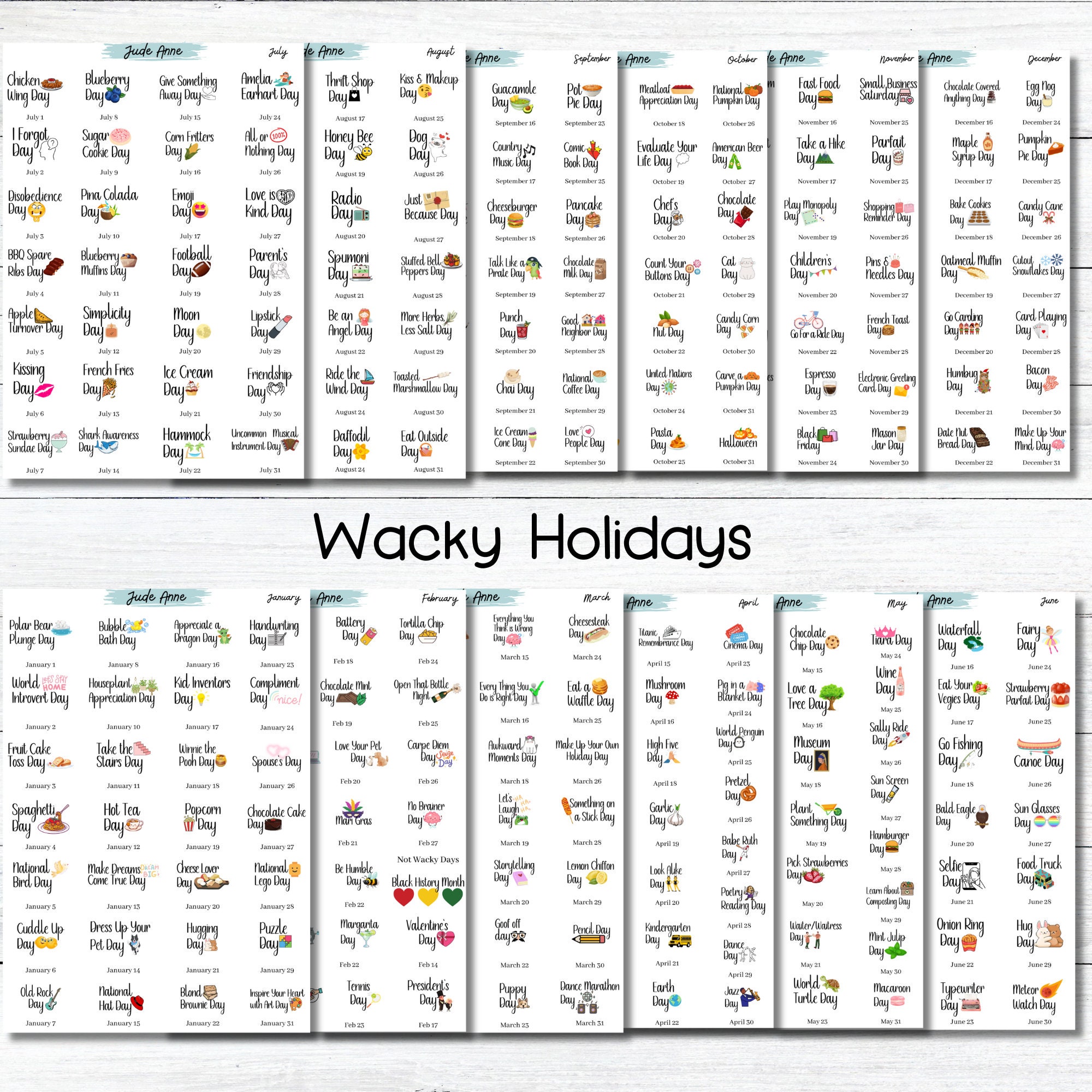 2024-wacky-holidays-stickers-planner-stickers-national-day-icons-u-s-holidays-boju-holidays-sticker-sheet-for-planning-etsy