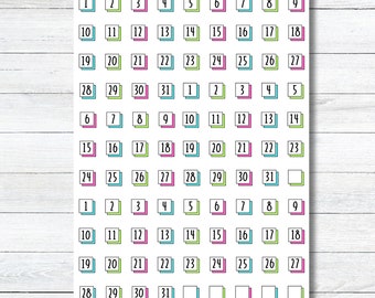 Date Cover Stickers, Colorful dots, Planner Stickers, .3 Inch Journal Date Covers, Planner Stickers, Bullet Point Dots