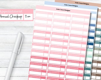 Appointment Planner Stickers, Functional Stickers, Cute Appointment Tracking Stickers, Functional Stickers, Organization for Calendar, Boju